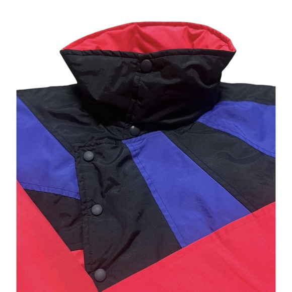 Vintage Gerry Ski Jacket Men's Medium Neon Retro Parka Coat‎ 80s Made in the USA - Picture 5 of 15